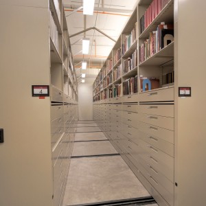 High-Density Mobile Shelving for Archival Storage