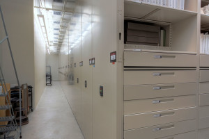 Archival Storage Solutions on Moving Shelves
