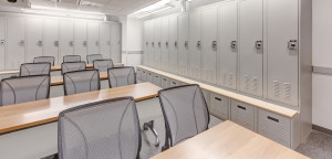 Public Safety Storage in the Conference Room using Freestyle Lockers at the Salt Lake City Public Safety Building