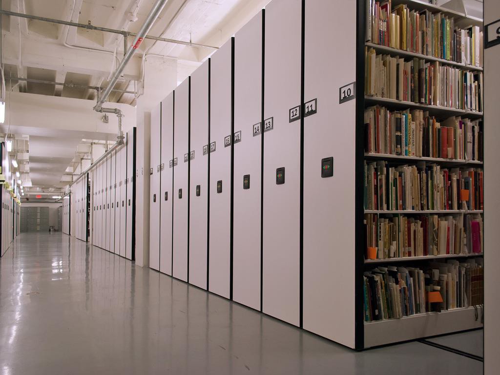 High Density Mobile Storage, High Density Library Shelving