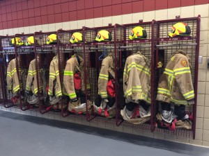 Wall Mounted Locker for Fire and EMS