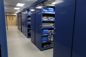Levpro rail-less mobile storage system in a healthcare facility
