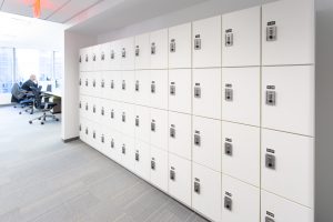 Day Use Lockers for an office space