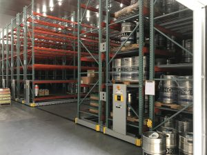 ActivRAC Mobile System stores kegs