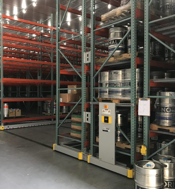 ActivRAC Mobile System stores kegs
