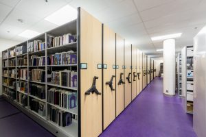 Weber_State_Library_Mechanical_Assist_Mobile_Shelving
