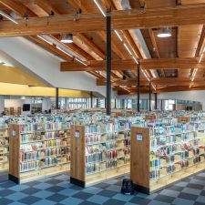 library lighting system for kearns library