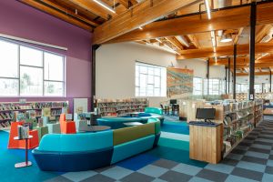 lounge seating in kearns library