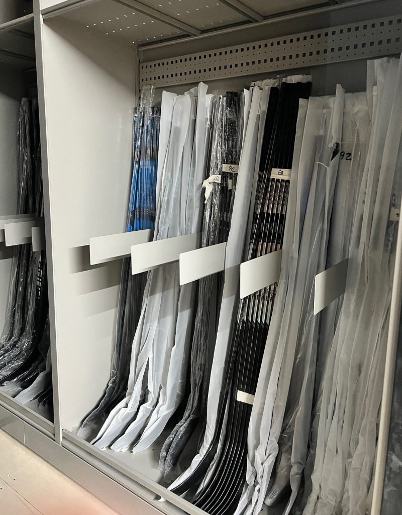 Hockey Stick Storage